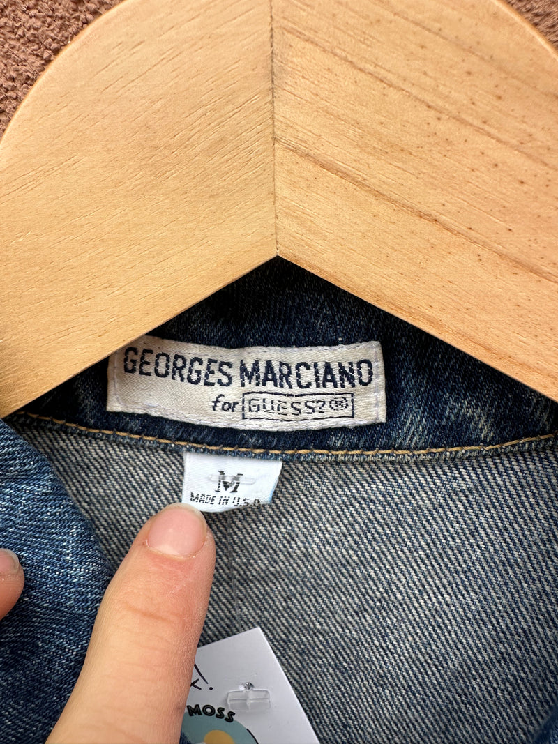 80's Georges Marciano for Guess Denim Jacket - Made in USA