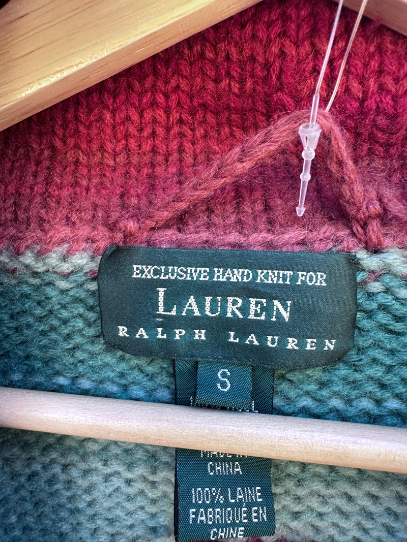 Hand Knit Southwest Cardigan by Ralph Lauren - Lauren