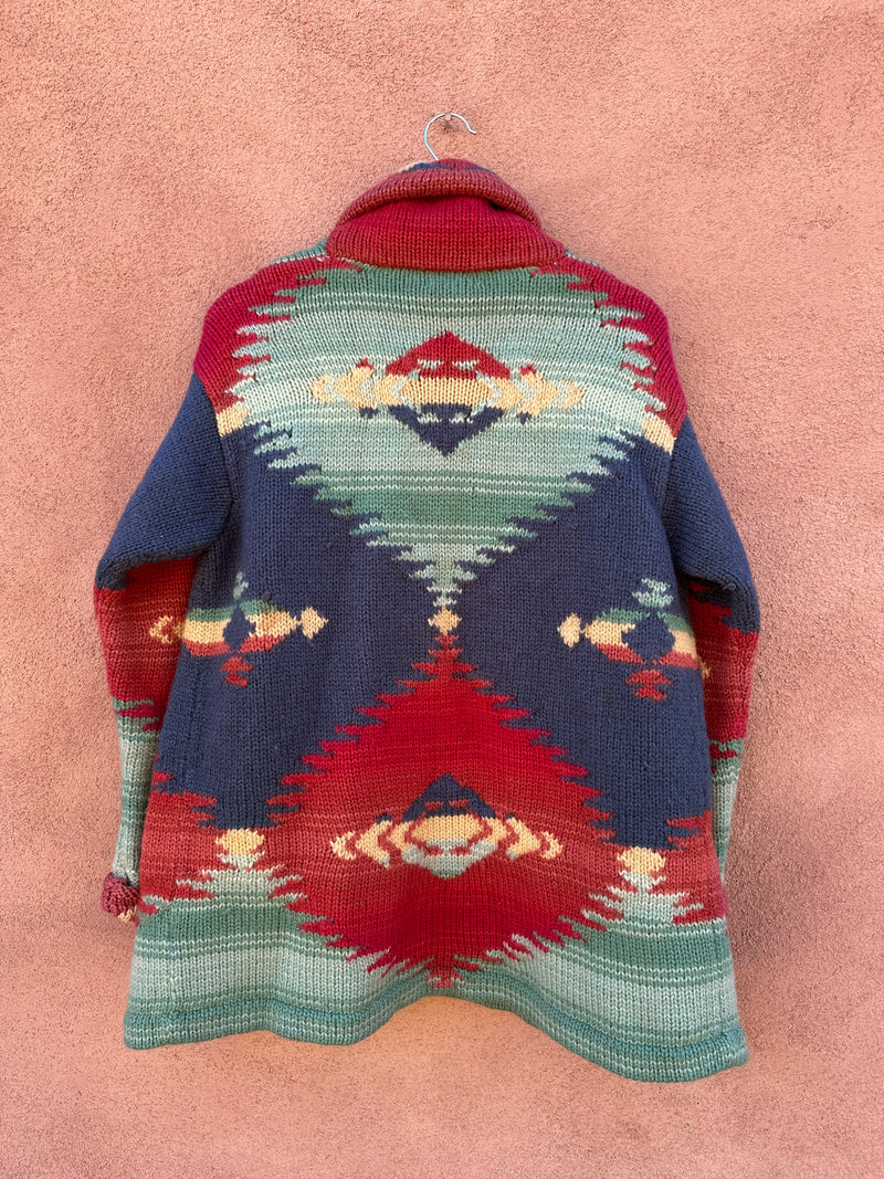 Hand Knit Southwest Cardigan by Ralph Lauren - Lauren