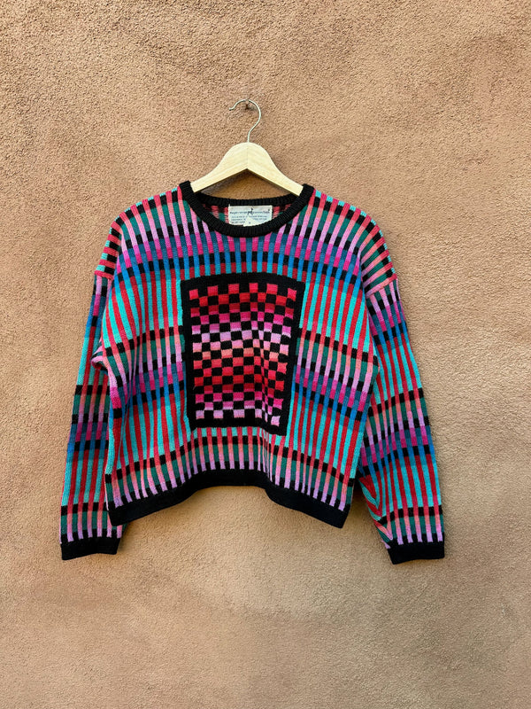 100% Alpaca Wildly Colorful Sweater
