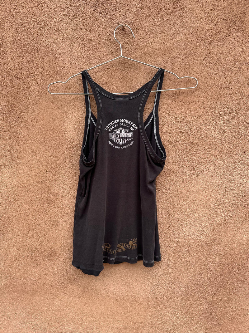 Thunder Mountain Harley Biker Babe Tank Top - Made in USA