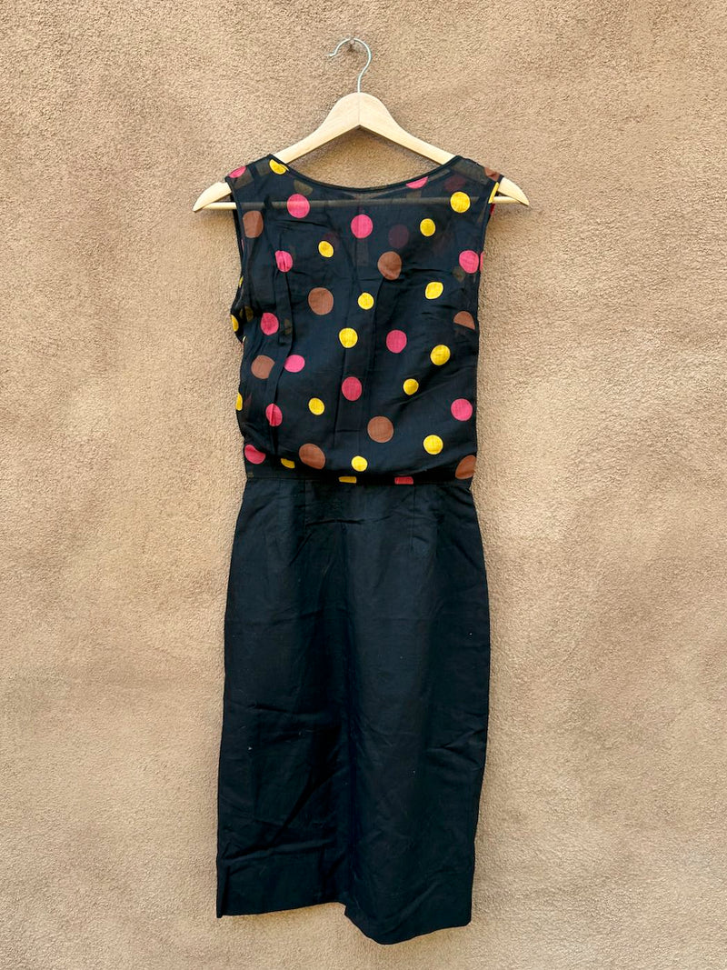 1950's Paul Sachs Original Polka Dot Dress