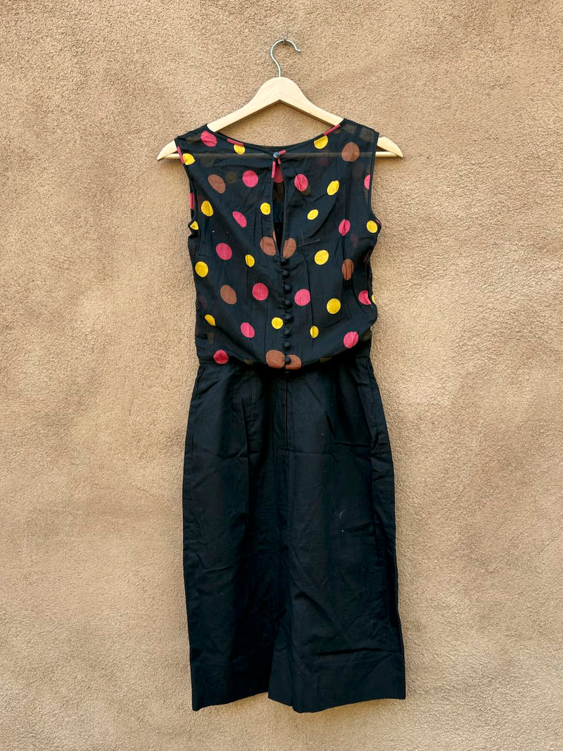 1950's Paul Sachs Original Polka Dot Dress