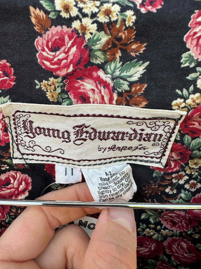 Young Edwardian by Arpeja Paisley & Floral Vest & Skirt Set