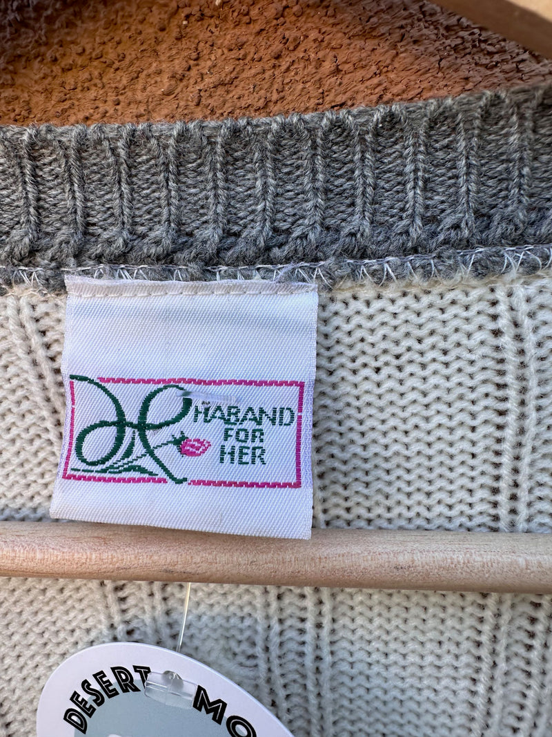 Harband for Her Acrylic Cardigan - as is