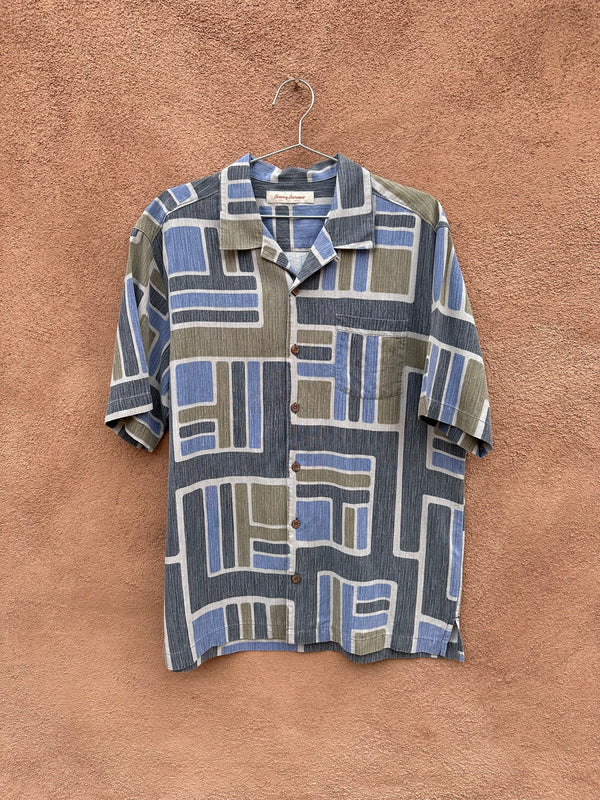 Tommy Bahama Colorblock Silk Shirt