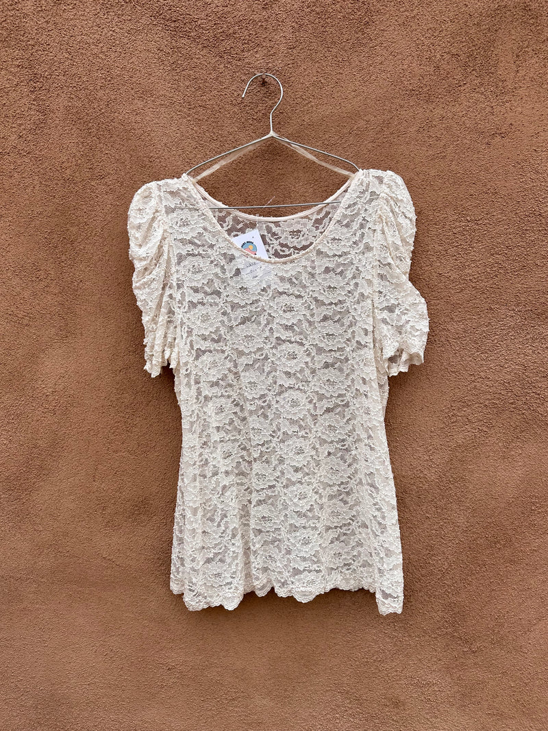 Sheer Lace Blouse