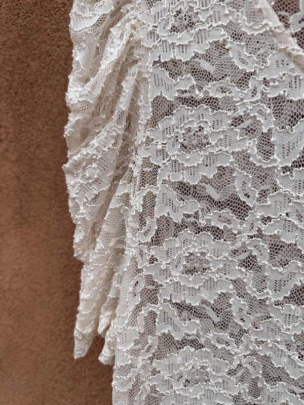 Sheer Lace Blouse