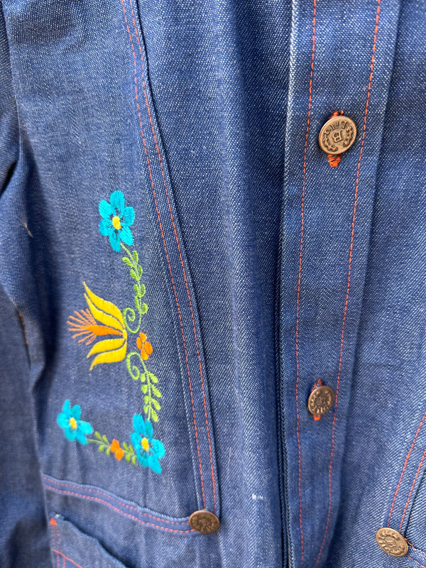 1960's Bordados Lila, S.A. Denim Jacket