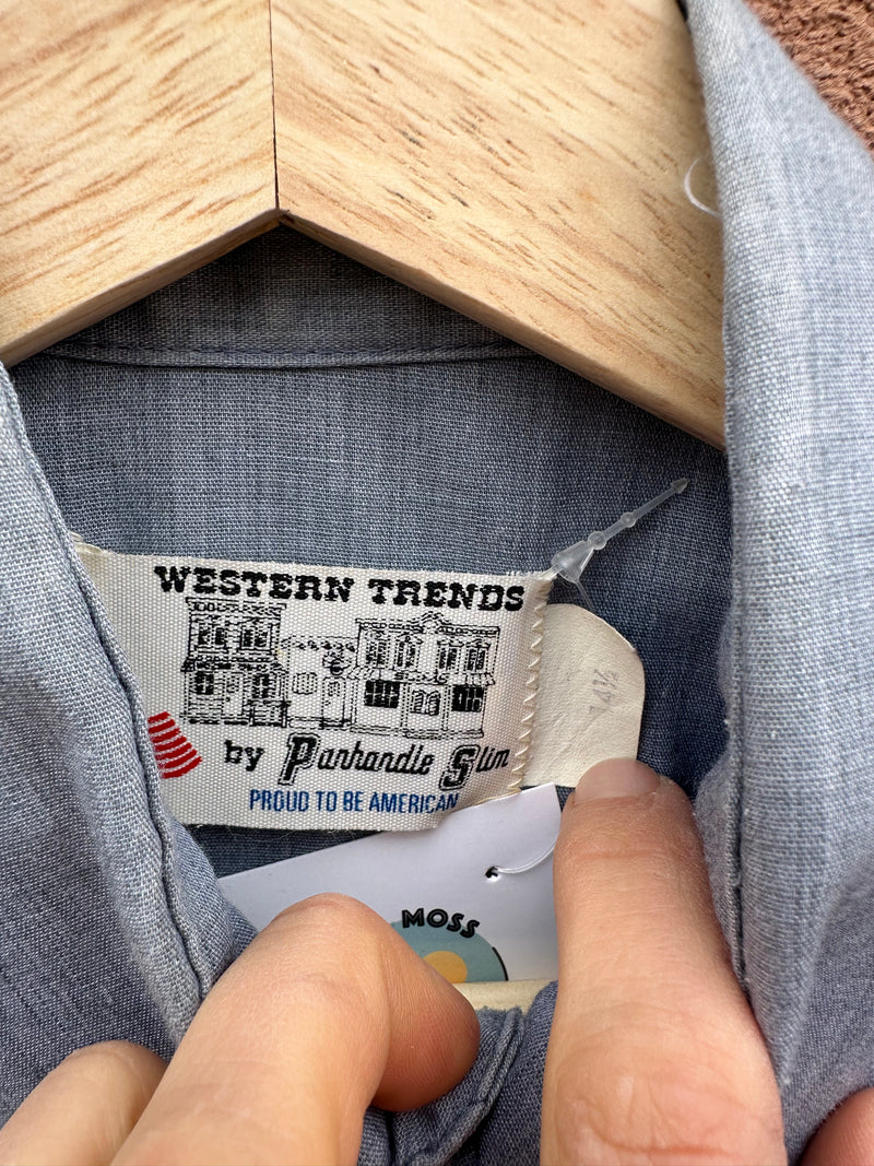 1970's Western Trends by Panhandle Slim Calvary Star Shirt