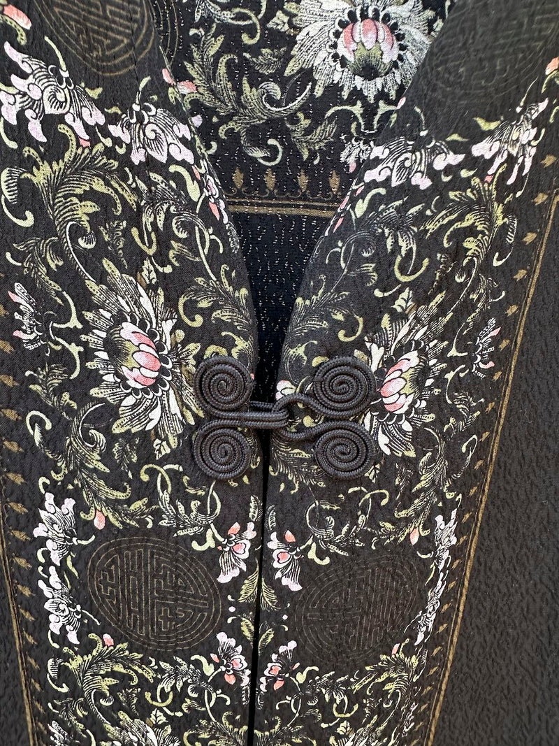 Citron Peacock Silk Jacket