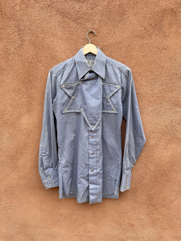 1970's Western Trends by Panhandle Slim Calvary Star Shirt