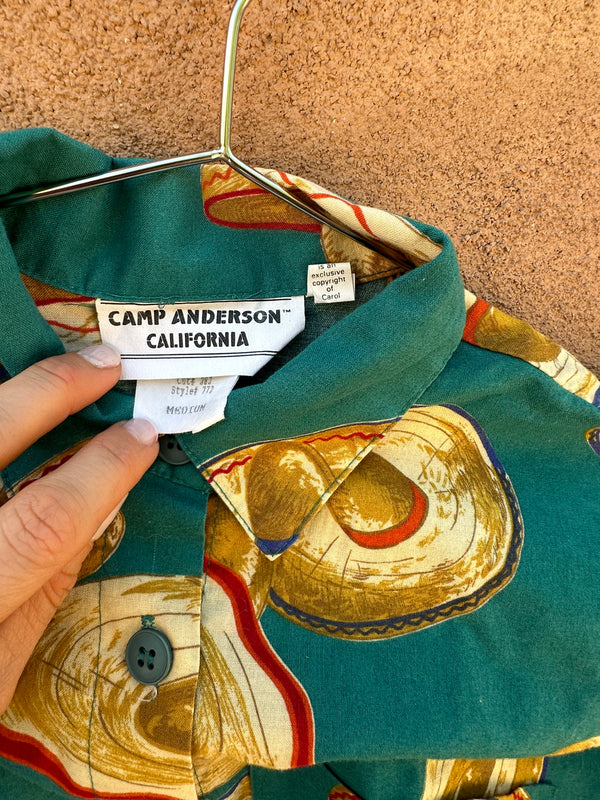 Camp Anderson California Sombrero Blouse