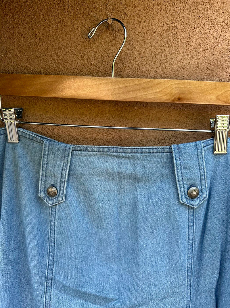 Stonebridge Denim Two Piece Western Dress Set, XL