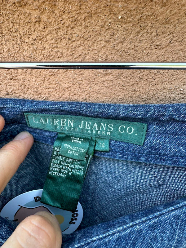 Lauren Jeans Co. Denim Skirt, 14
