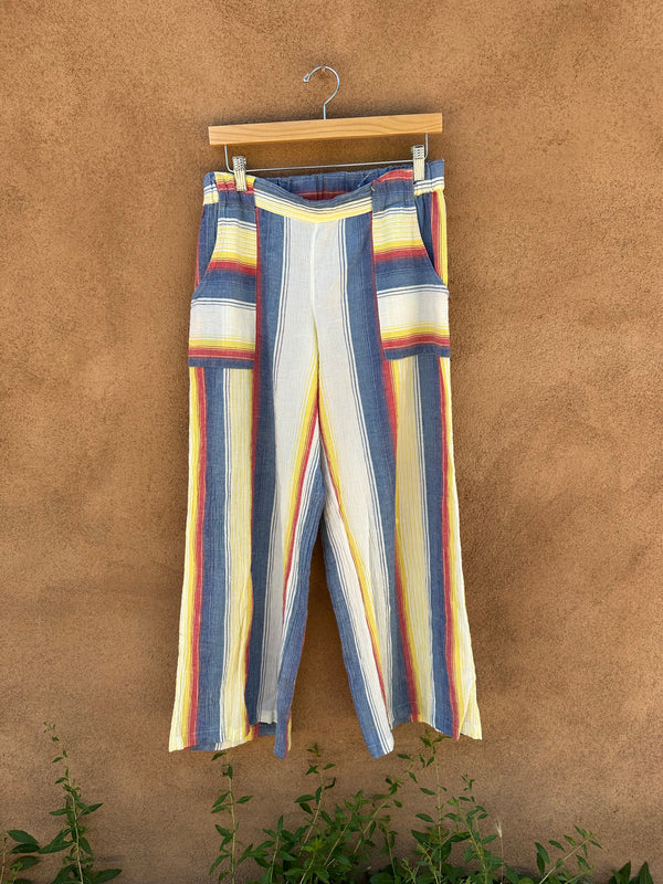 Taya Sun Striped Cotton Pants