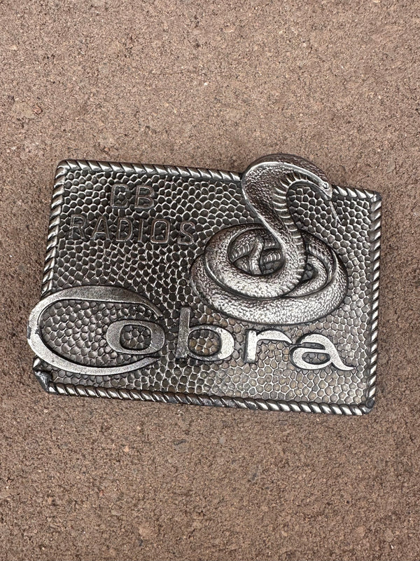 Cobra CB Radio Belt Buckle