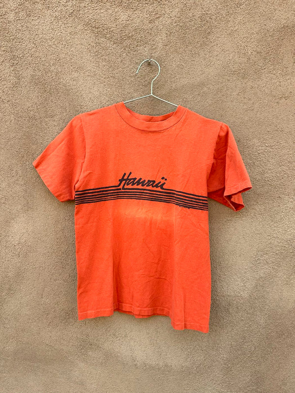 1970's Hawaii Orange T-shirt - as is
