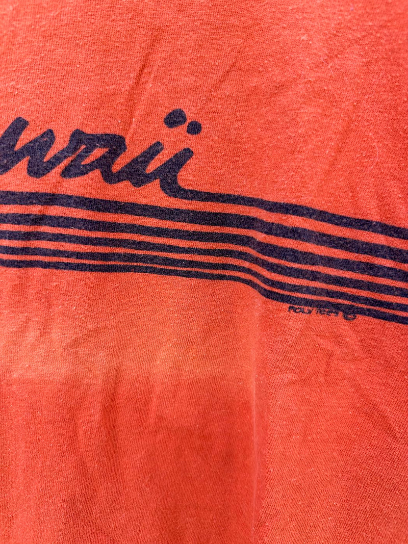 1970's Hawaii Orange T-shirt - as is
