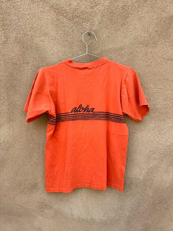 1970's Hawaii Orange T-shirt - as is