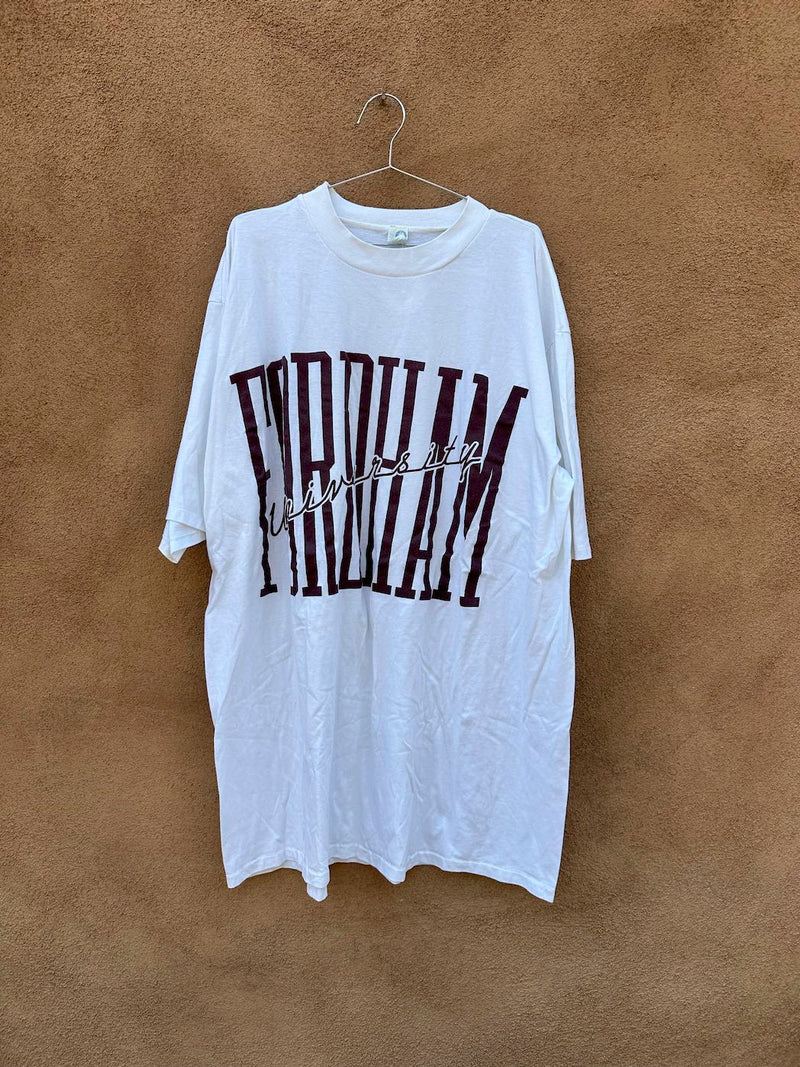 Early 80's Fordham University Sleeper T-shirt