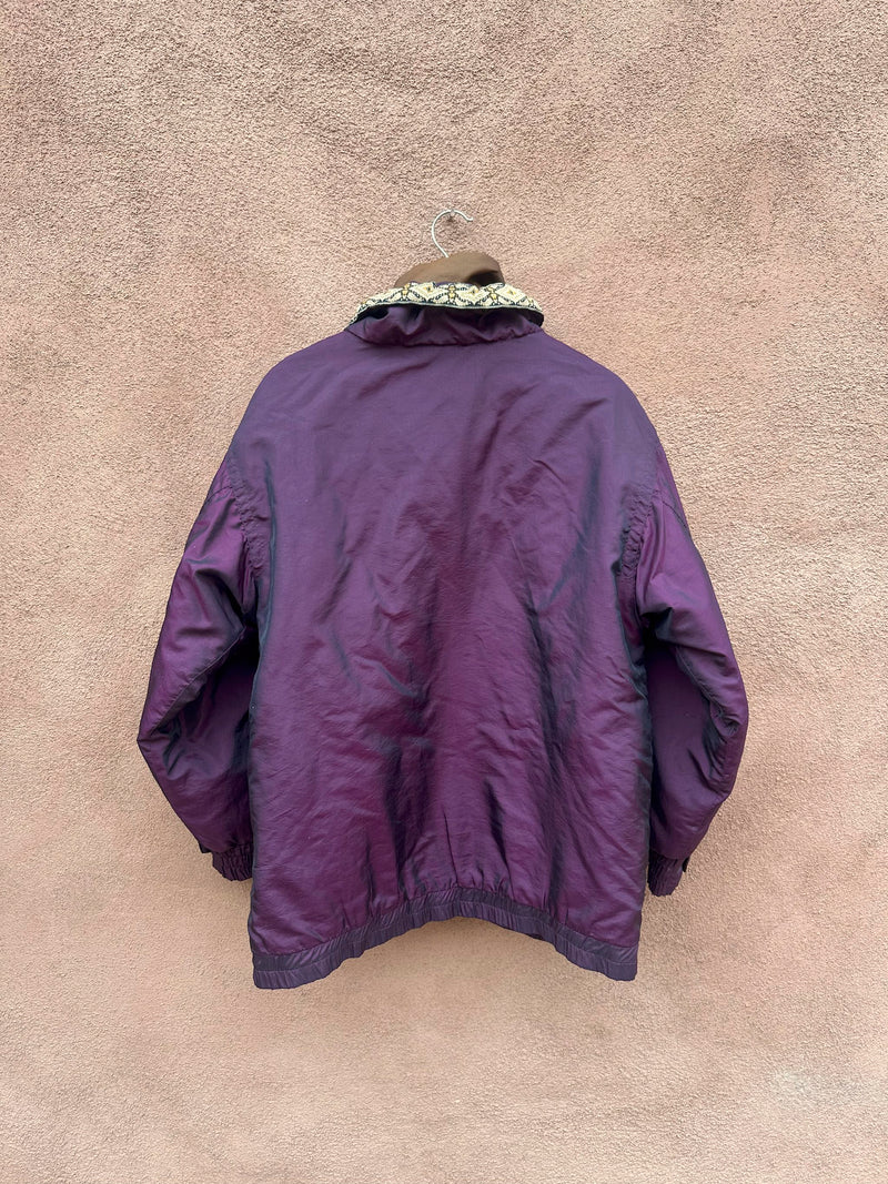 Andy Johns Purple Satin 80's Jacket