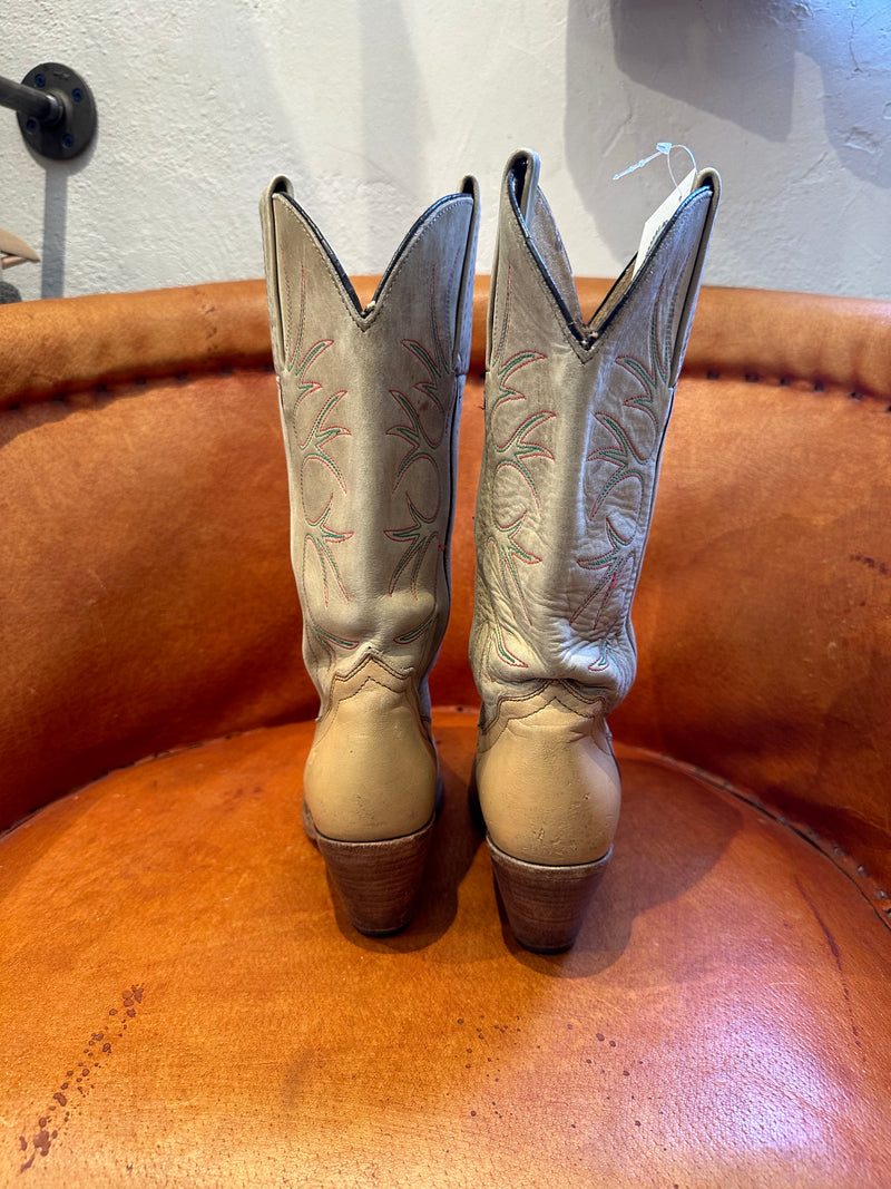 80's Frye Cowgirl Boots - 7B - As is