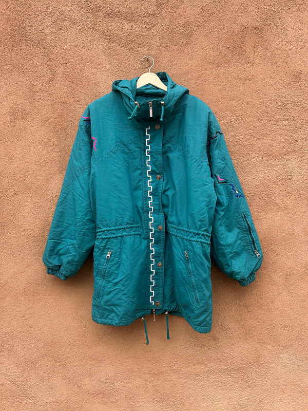 90's Kaelin Rare Ski Jacket, Southwest Style