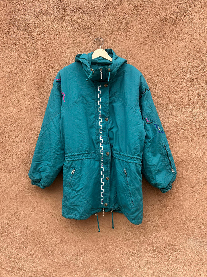 90's Kaelin Rare Ski Jacket, Southwest Style