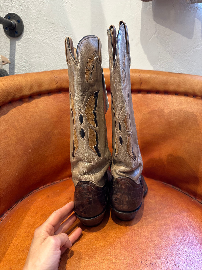 1970's Tony Lama Butterfly Boots - 6