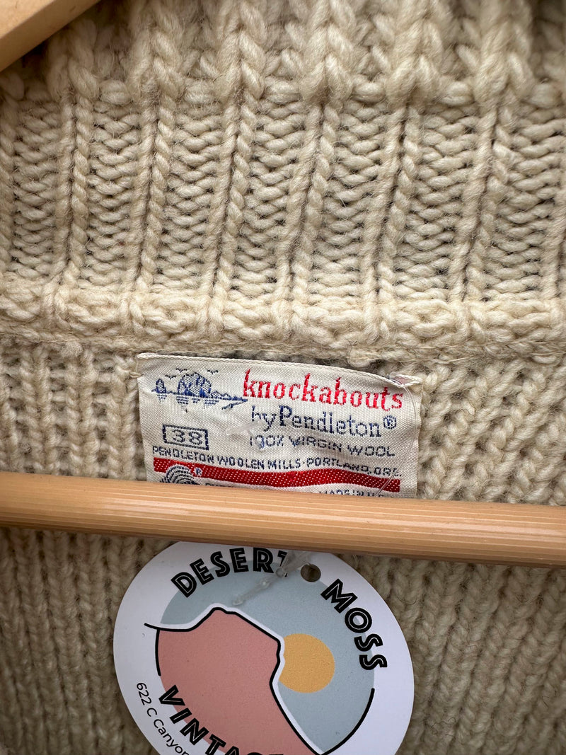 1960's Pendleton Knockabouts Wool Cardigan