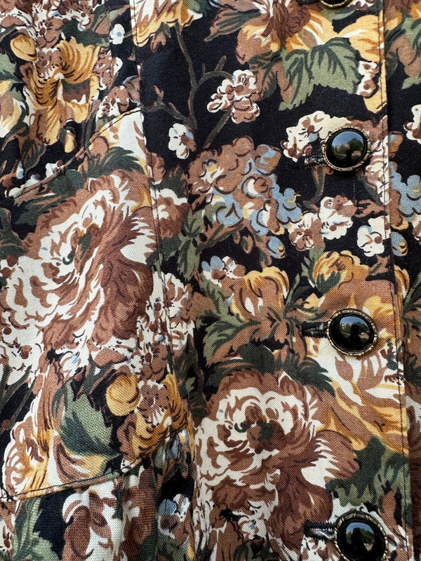 S.L. Petites Floral Two Piece Dress Set, Made in USA