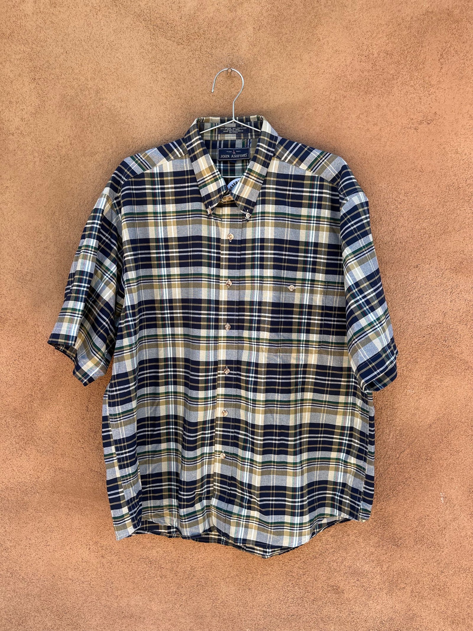 john ashford dress shirts vintage John Ashford plaid shirt