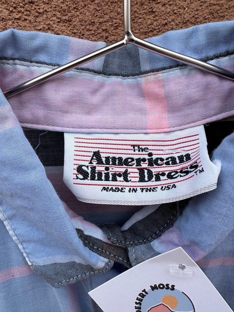 American Shirt Dress Plaid Dress