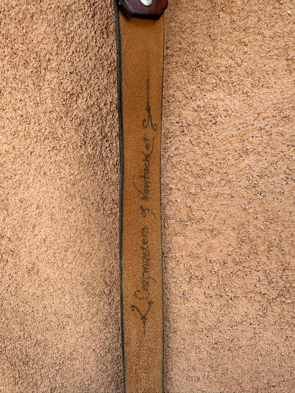 Craftmasters of Nantucket Leather Belt 34-40