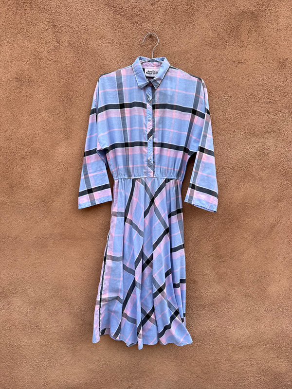 American Shirt Dress Plaid Dress