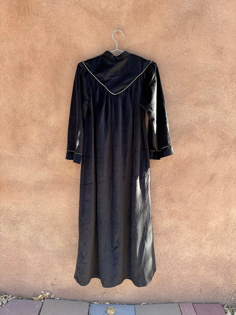 Black and Gold House Coat - Heather Collection