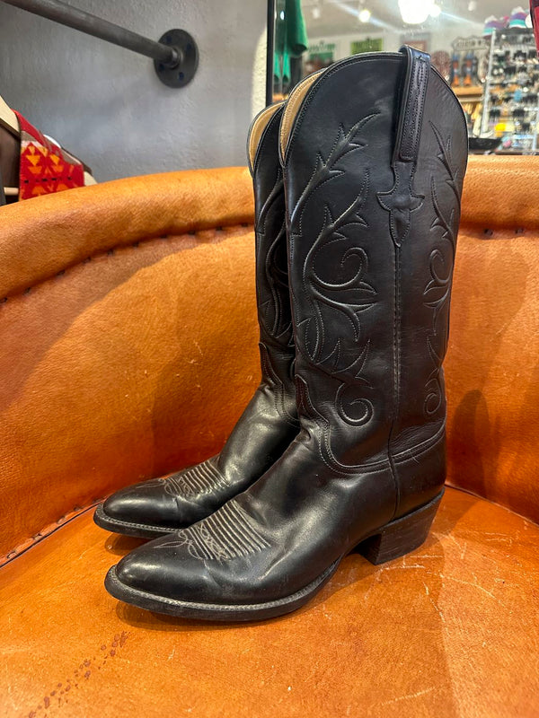 Women's Black Lucchese Cowgirl Boots, 9B