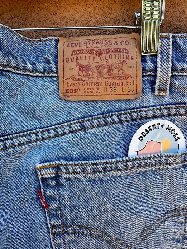 90's Levi's 505's Jeans 36 x 30