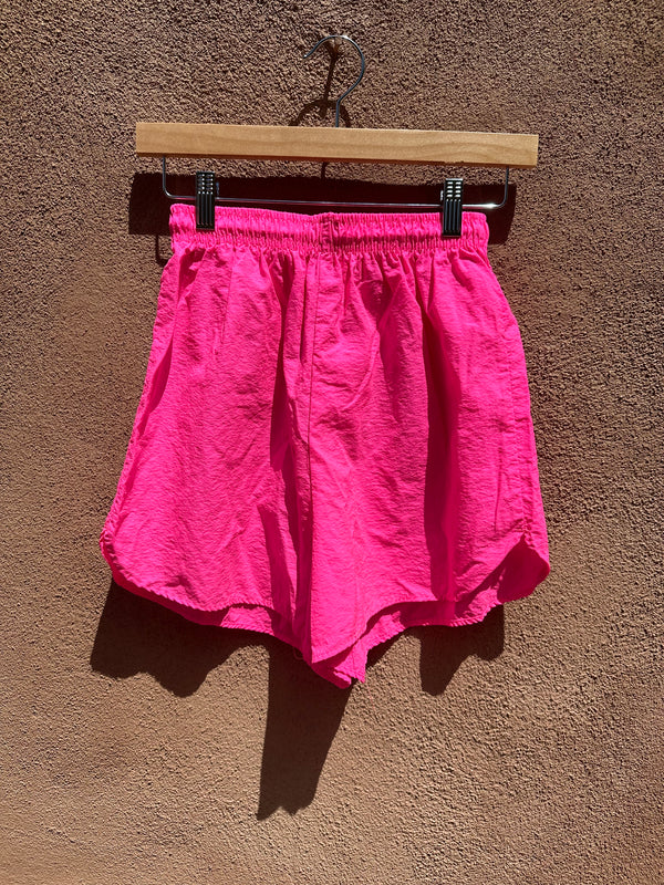 Neon Pink Shorts by Simply Basic