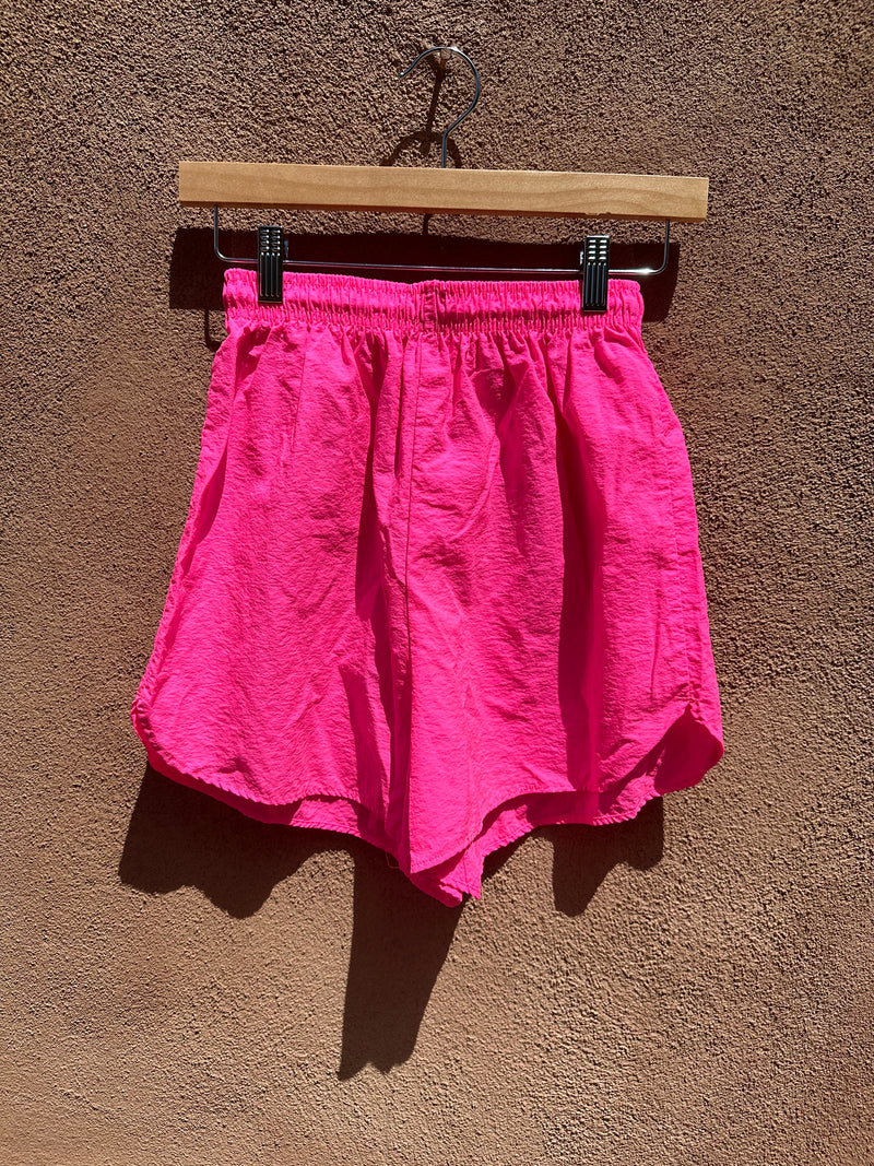 Neon Pink Shorts by Simply Basic