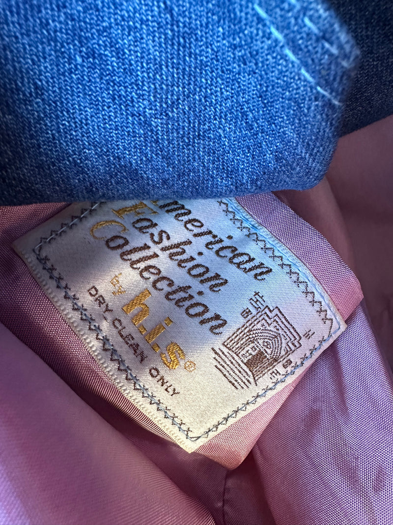 1970's American Fashion Collection by h.i.s. Denim Blazer