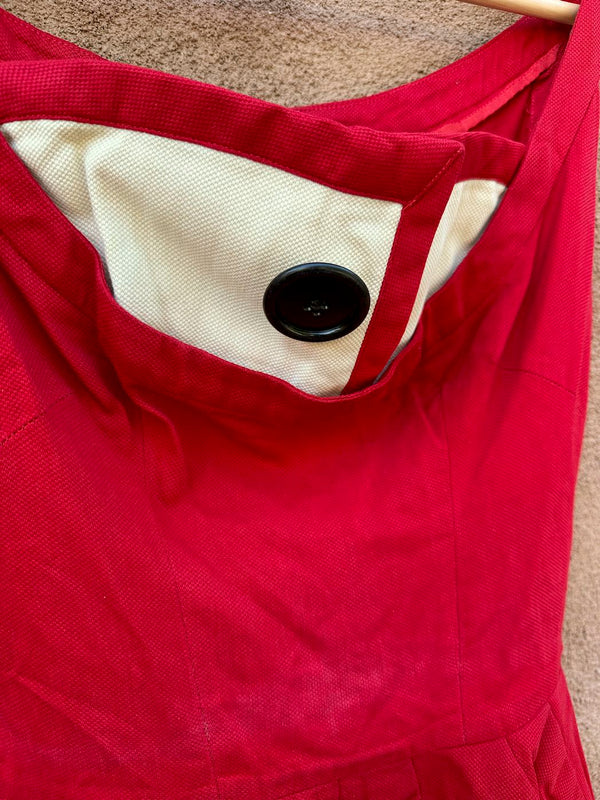 1960's Mam'selle Red Dress - as is