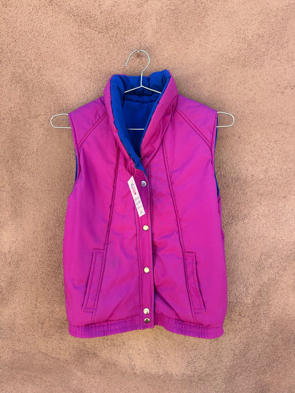 1970's Lord & Taylor Reversible Vest (Pink/Blue)