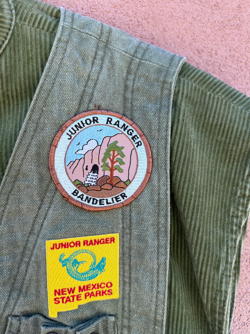 World Swinger Patch Vest, Canvas & Corduroy