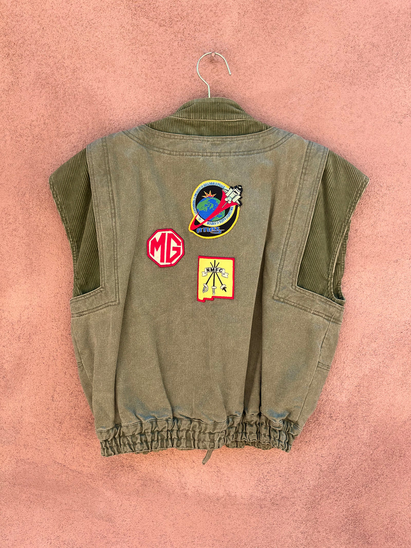 World Swinger Patch Vest, Canvas & Corduroy