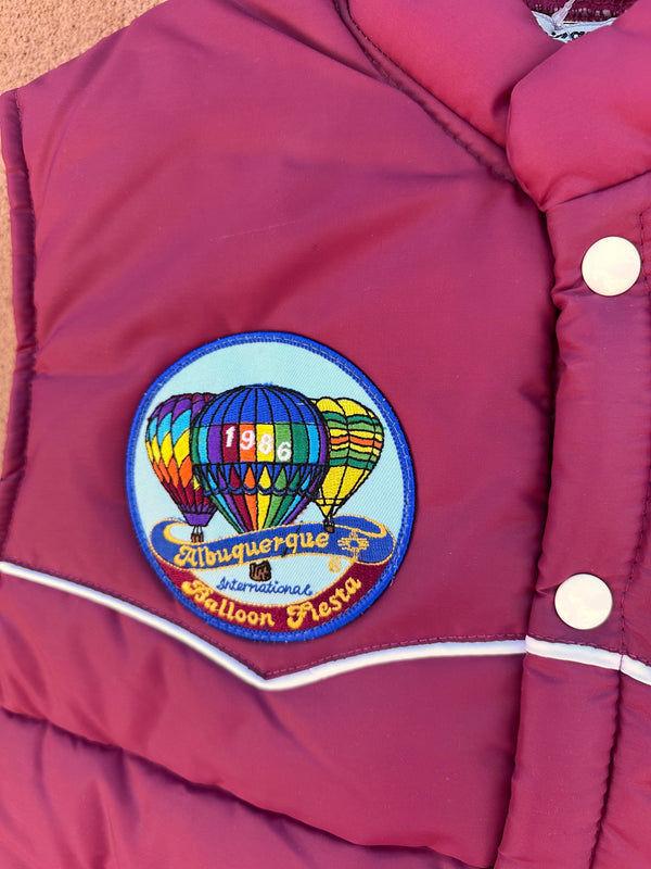 1986 Albuquerque International Balloon Fiesta Vest