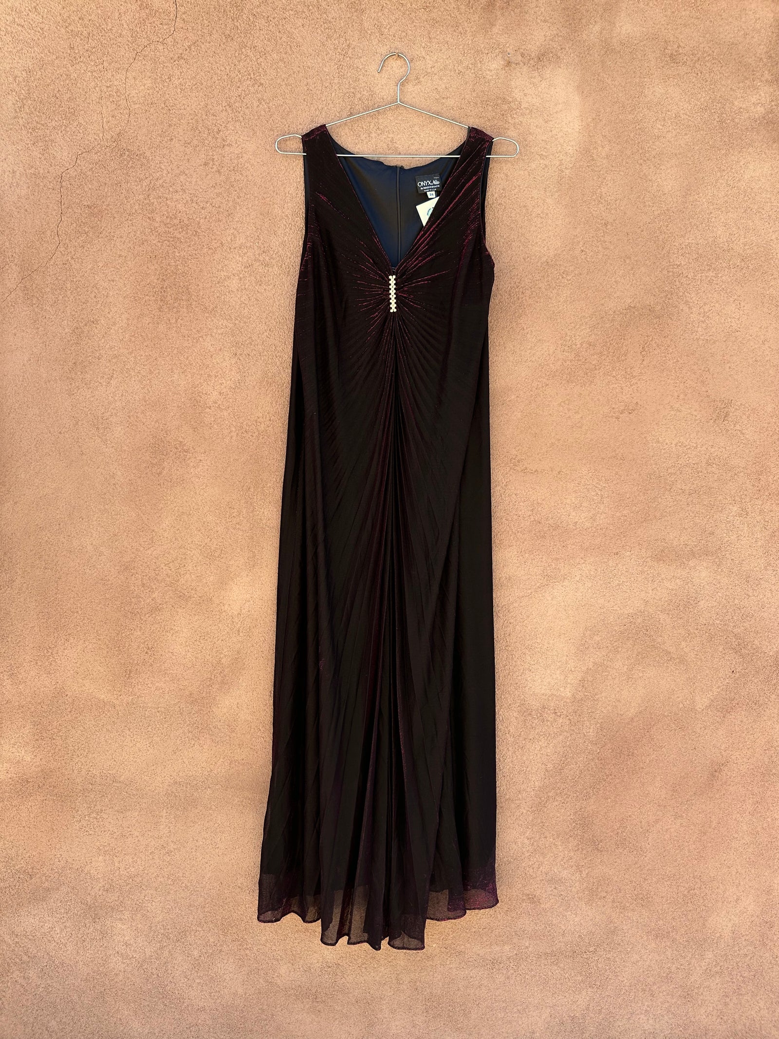 Vintage Onyx Nite Evening Dress