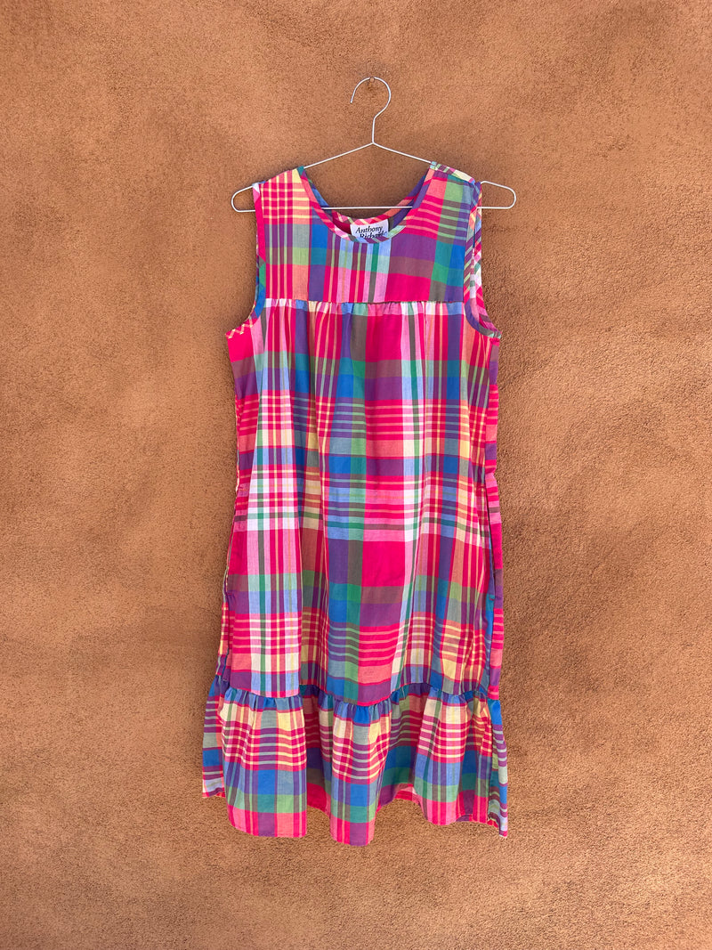 Anthony Richards Plaid Summer Dress