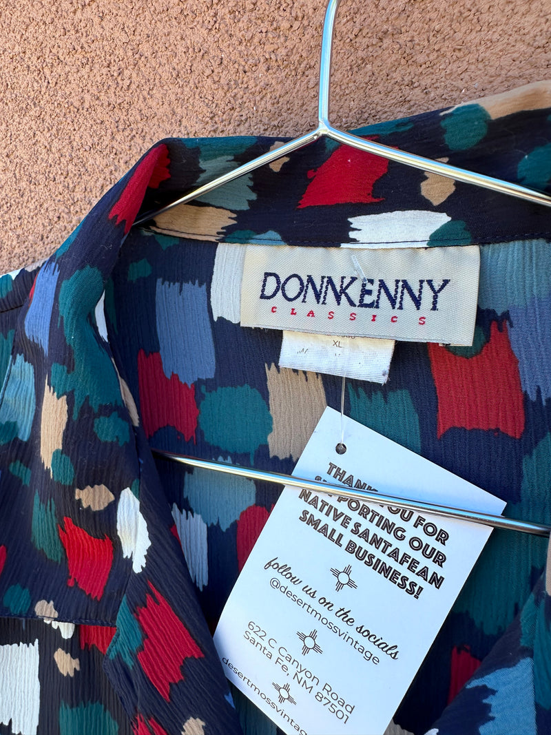 Colorful Lightweight Donnkenny Blouse - XL